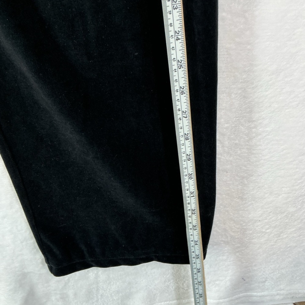 Elegant Black Wide Leg Women's Trousers - Picture 5 of 7
